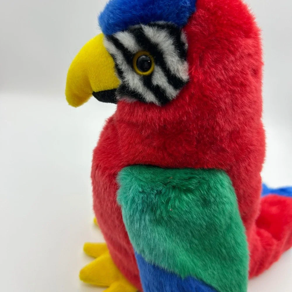 Ty Beanie Buddies Jabber the Parrot Red Macaw Plush 1999‎ Stuffed Animal Bird